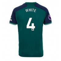 Arsenal Benjamin White #4 Tretí futbalový dres 2023-24 Krátky Rukáv